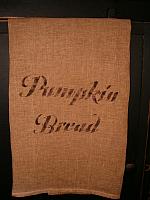 pumpkin bread towel