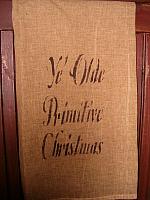 ye olde primitive Christmas towel