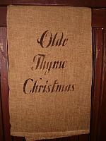 olde thyme Christmas towel