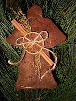 gingerbread angel hanger