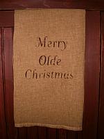 Merry Olde Christmas towel