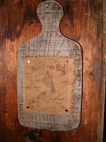 Olde Annie Bird Cornmeal advertising board