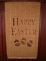 Happy Easter with eggs towel or pillow