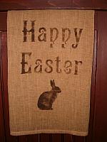 Happy Easter bunny towel or pillow