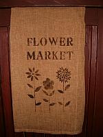 flower market towel or pillow