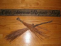 Olde Broom Repair Shop sign