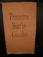 Primitive Buttry goodes towel