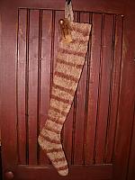 prim striped stocking