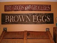 Pantry signs