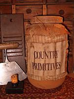 Country Primitives jumbo pantry jar