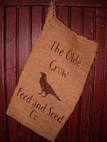 The Olde Crow Feed and Seed Co floursack