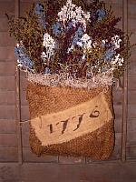 1776 burlap dried floral sack