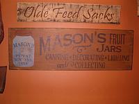Masons Fruit Jars sign