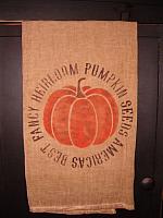 heirloom pumpkin seeds towel
