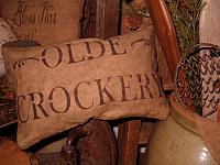 olde crockery pillow