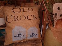 olde crocks pillow