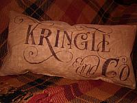 Kringle and Co pillow