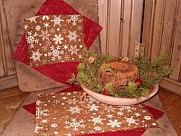 snowflake table mats