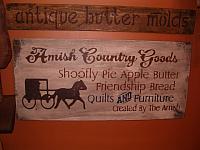 Amish Country Goods sign