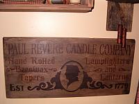 Paul Revere Candle Co sign