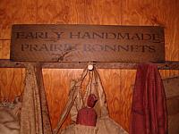 early handmade prairie bonnets