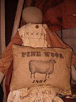 fine wool 1864 pillow