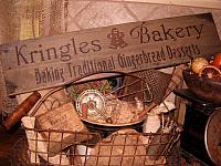 Kringles Bakery sign