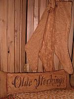 olde stockings heirloom pillow
