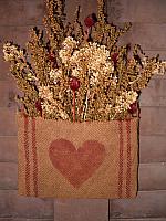 heirloom heart pouch hanger