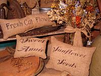 fresh cut flowers pillow set