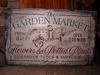 Garden Market sign