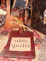 Olde Quilts candle board