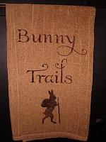 Bunny Trails towel