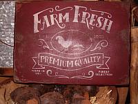 Farm Fresh premium quality sign