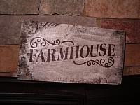 small farmhouse sign