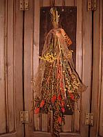 Fall drieds barnwood hanger