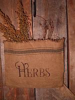 Herbs feed sack