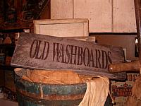 Old Washboards sign