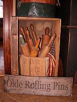 Olde Rolling pins sign