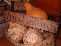 dried gourds shelf sitter