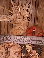 olde Fall gatherings shelf sitter