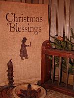 Christmas Blessings towel or pillow