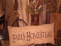 Early Homestead 1801 pillow