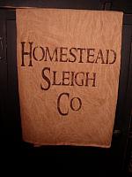 Homestead sleigh co towel