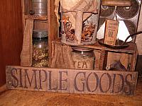 Simple Goods sign