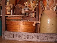 olde crockery sign