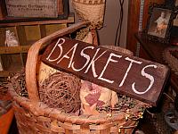 Baskets shelf sitter