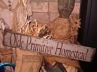 Olde Primitive homestead sign
