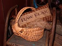 raw flax pillow