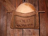Old bowls hanging sack